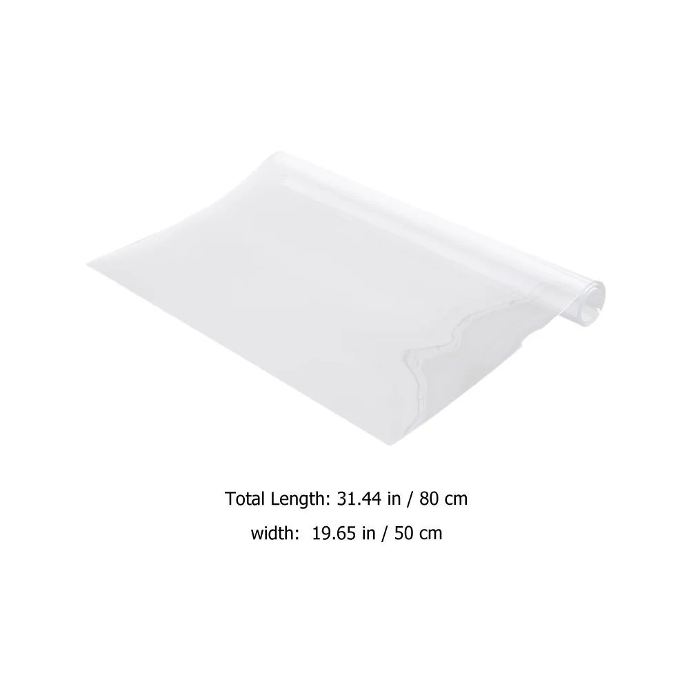 Transparent Pvc Floor Mat Carpet Protector Reusable Skid Proof Easy Clean Custom Size Cuttable For Bathroom Bedroom