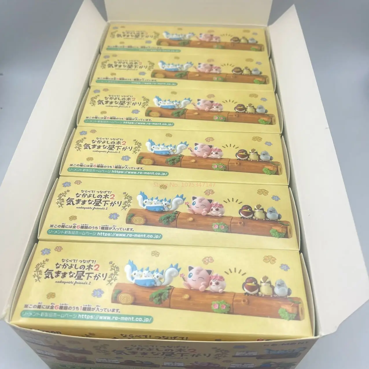 2025 jouets chauds Rement Pokemon amitié bois Pikachu gros Ding Surprise boîte aveugle décoration de bureau cadeau d'anniversaire pour enfants jouet