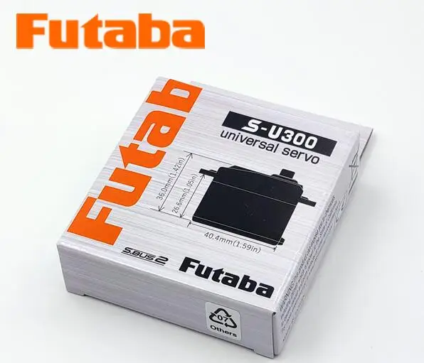 Futaba S-U300 U400 steering gear Servo Standard High precision RC SUBS 2 aircraft box S3001/S3003 upgraded version Resin gear