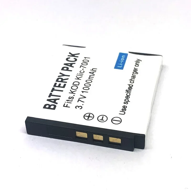 1000mAh KLIC-7001 DBL213 شاحن بطارية ل كوداك M341 M340 M320 M1073 V550 V570 V610 V705 M753 M763 M853 M863 M893 M1063 M1013