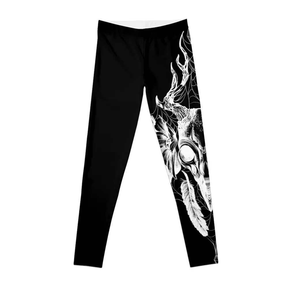 

Skulls and antlers Leggings joggers for Sportswear woman gym sports tennis for Women's fitness Womens Leggings