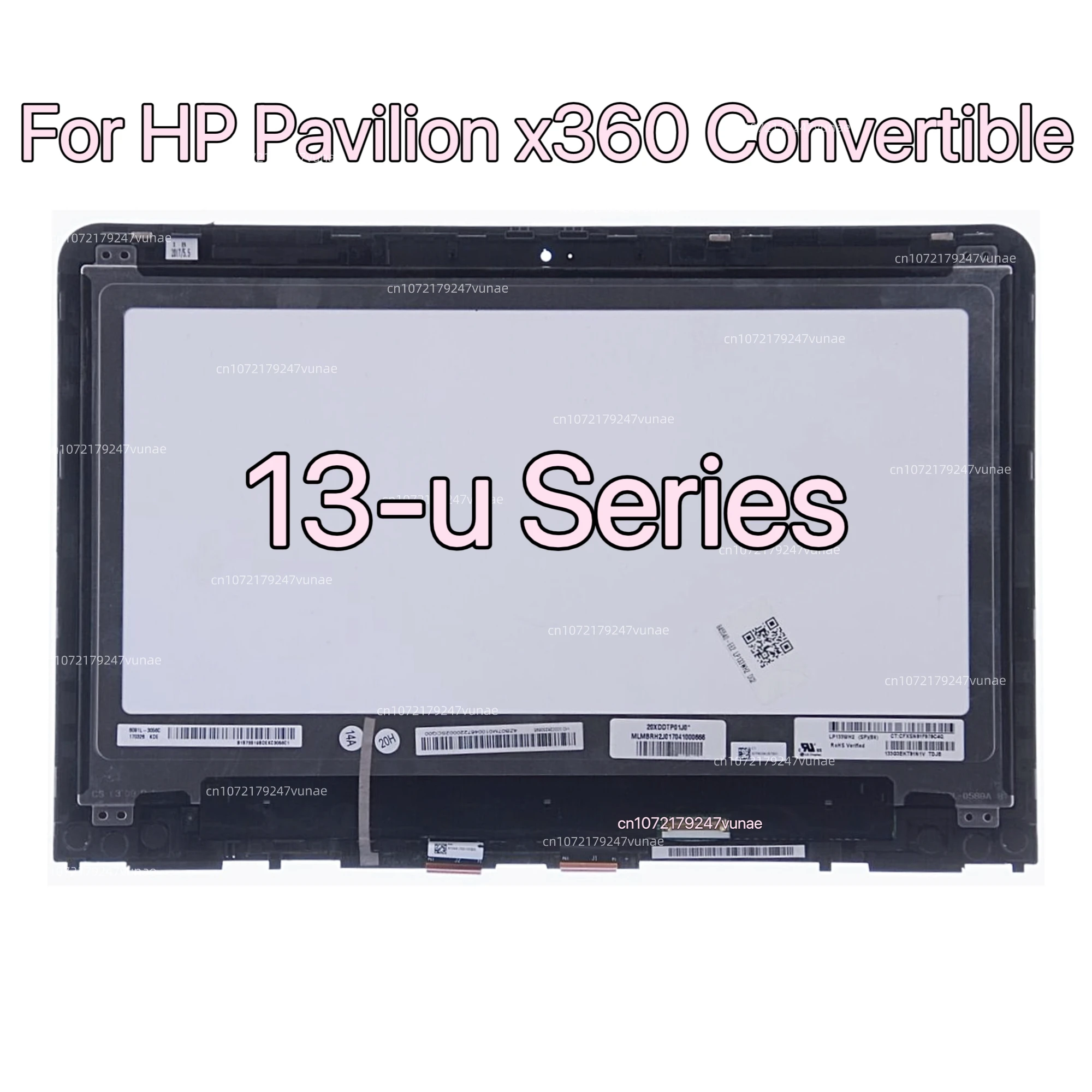 856018-001 For HP Pavilion X360 13-U Display 13-U102N 13-U033CA 13-u063na LCD Touch Screen 1366*768 HD 1920*1080 FHD Assembly