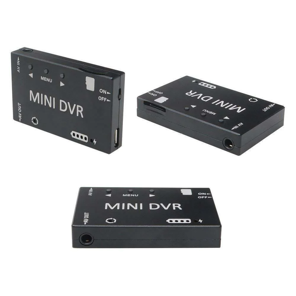 Moduł Mini DVR fpv NTSC/PAL przełączany wbudowany akumulator wideo Audio rejestrator FPV dla zdalnie sterowanych modeli wyścigowych dron FPV