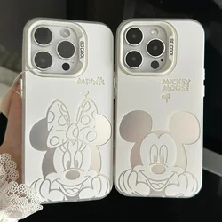 Cartoon Mickey Case For Samsung A73 A72 A55 A54 A53 A35 A34 A33 A32 A30 A24 A23 A22 A14 A05 4G 5G Matte Shockproof Cover