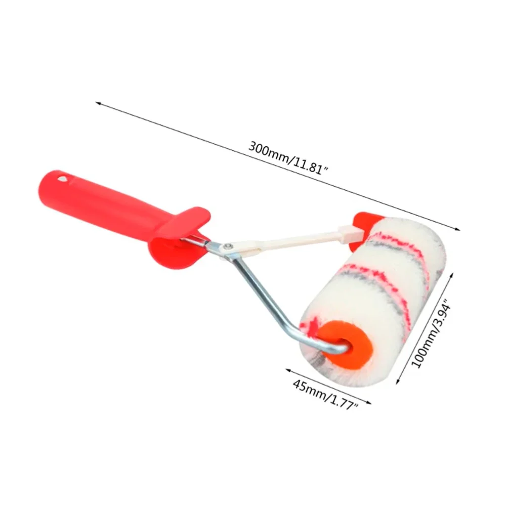 4 Inch Multifunctional Paint Roller Brush Corner Drum Brush Wall Brushes Tackle Roll Decorative Painting Multi-Purpose Tools
