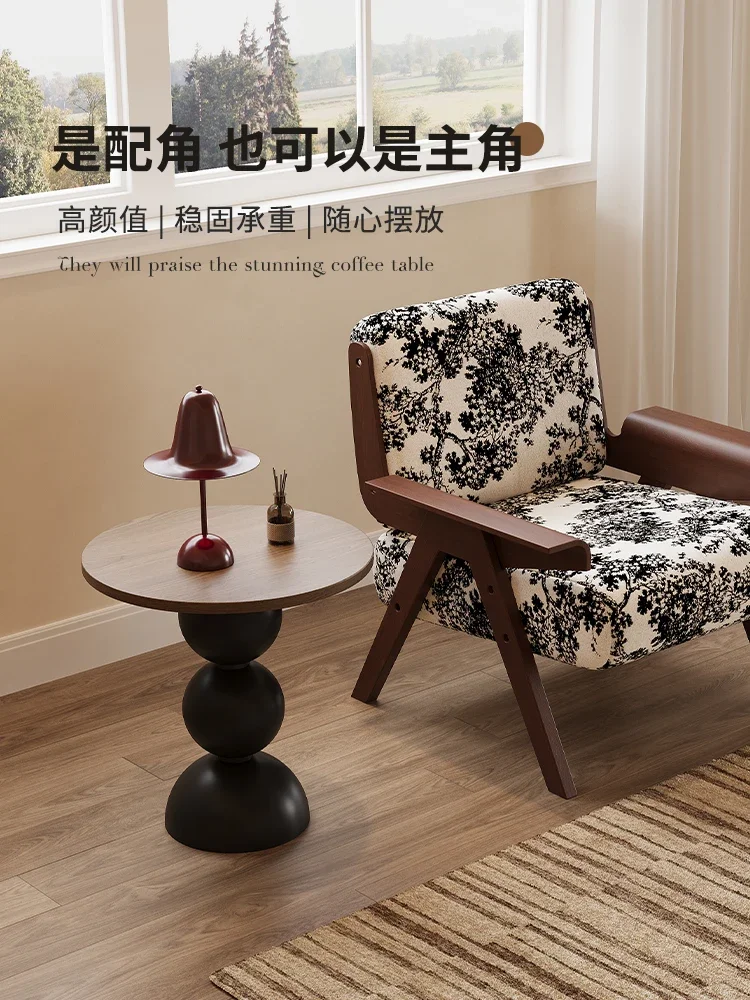 Living Room Sofa Side Table Coffee Table Balcony Round Table Storage Shelf Study Side Tables Bedroom Storage Bedside Tables