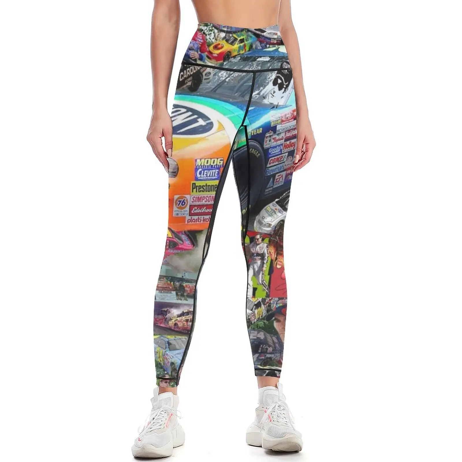 

Jeff Gordon - Styles666 Leggings Sports pants for high waist Women's fitness gym pants Womens Leggings