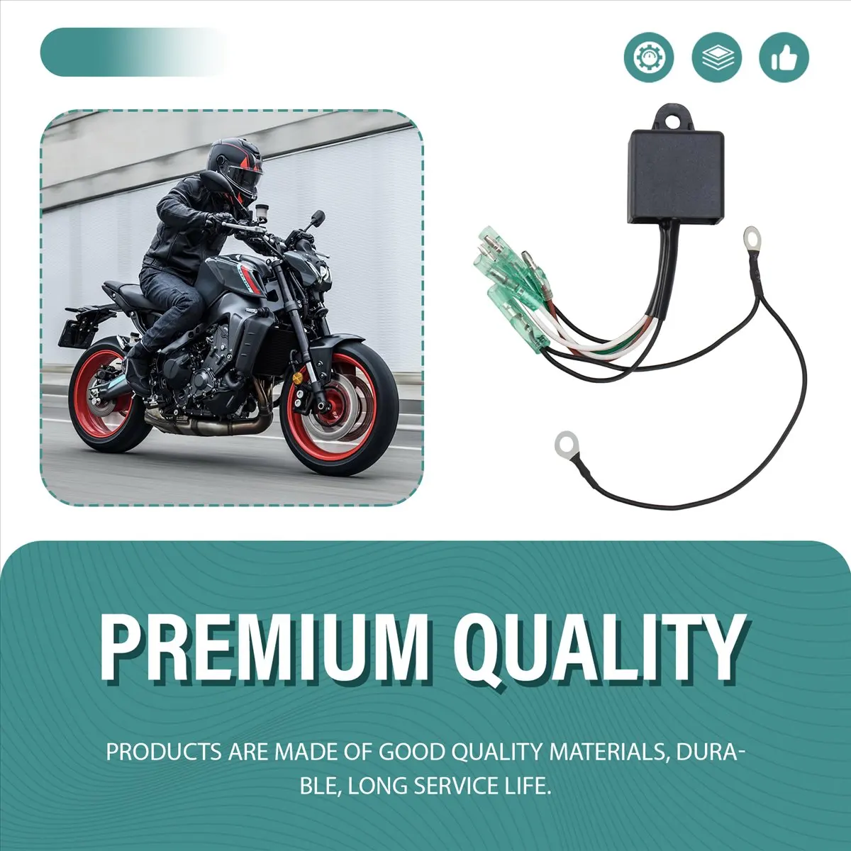 #03D (Plastic+Metal)Outboard Ignition High Voltage Package Charging Coil Set,Automotive Parts & Accessories