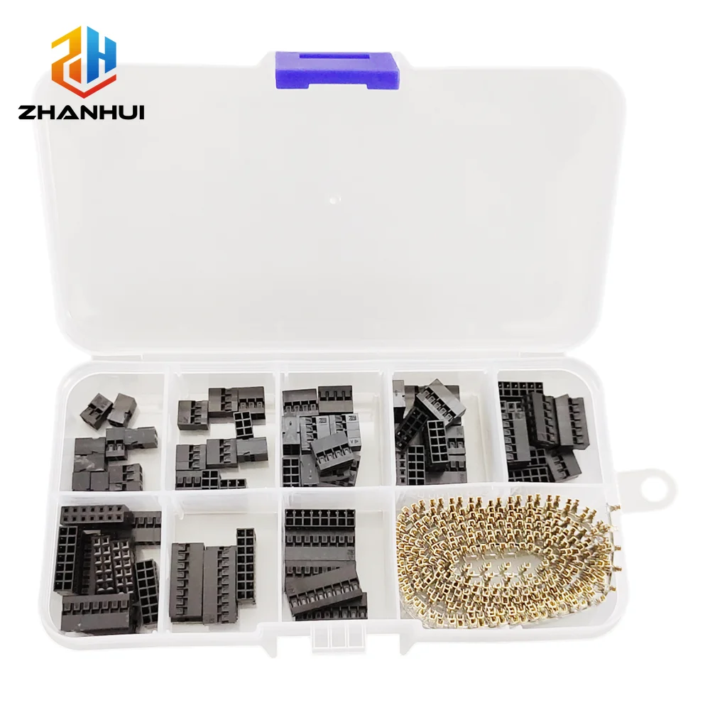 Diy Electronics Wire - Набор разъемов Dupont 2,0 мм, 370