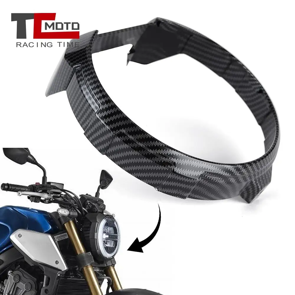 Tampa do farol anel do farol para honda cb 650r 2019 - 2023 2020 2021 2022 cb 650 r cb650r anel do farol capa decorativa