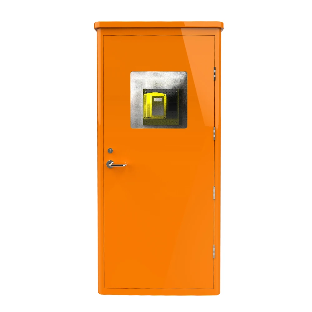 GRP Vandal Proof Soundproof Public Telephone Booth Acoustic Design -30-40dB Noise Reduction Fire Retardant UV Resistant for