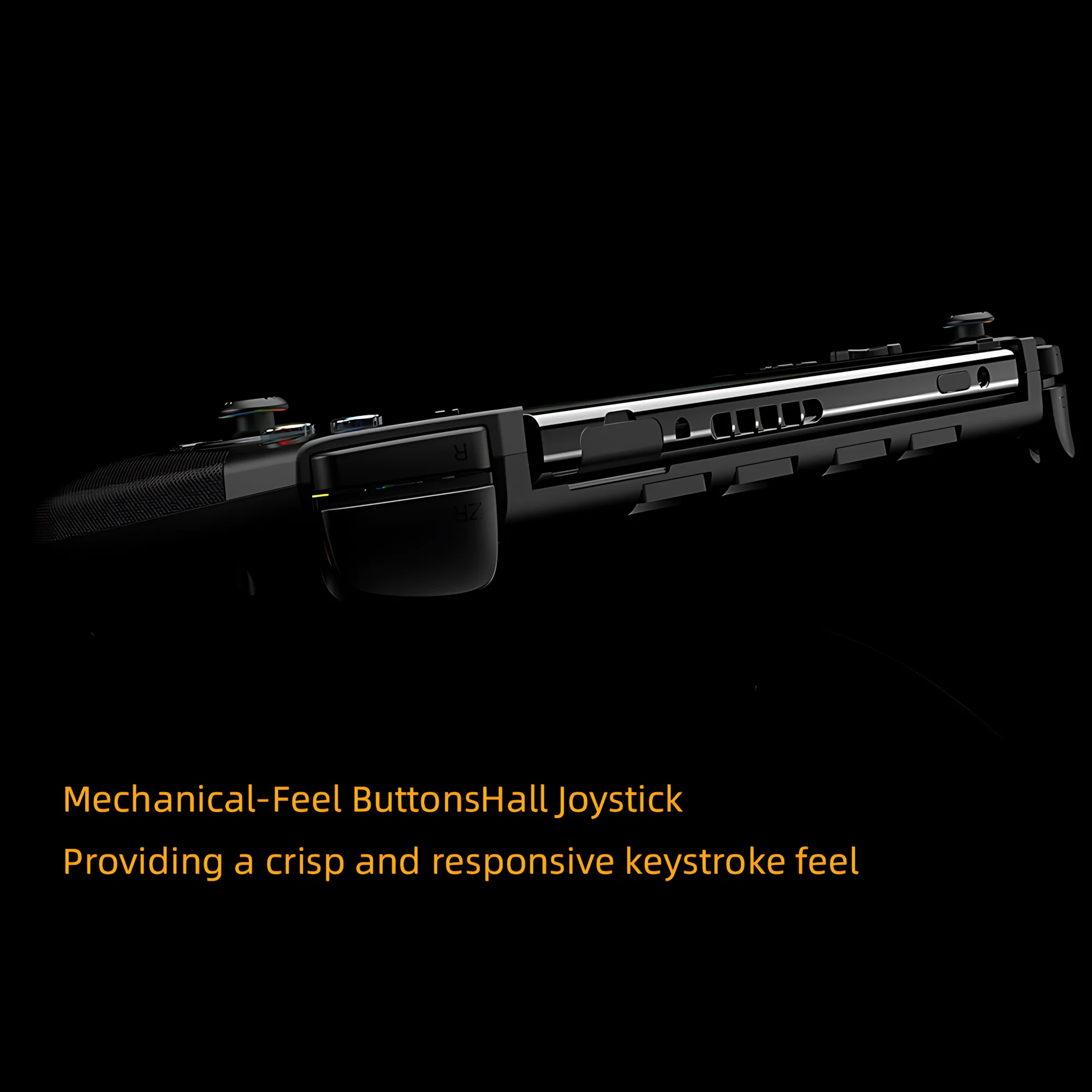 وحدة تحكم في الإضاءة STK-7047 RGB للتبديل/التبديل OLED مع مستشعر جيروسكوب 6 محاور وعصا التحكم في القاعة ووظيفة توربو/التلقائي