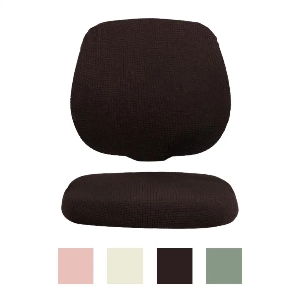 Split style chair cover for office chair, computer chair, swivel chair, home