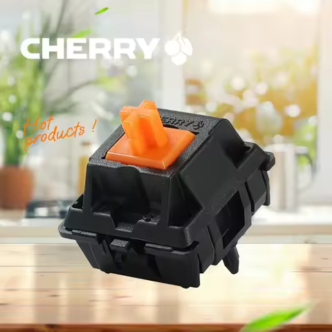 Cherry MX Orange MX2A-LC3W V2 Switch 55gf Linear Factory lubed Golden Contact Nylon POM MX2A Mechanical keyboard Custom Switches