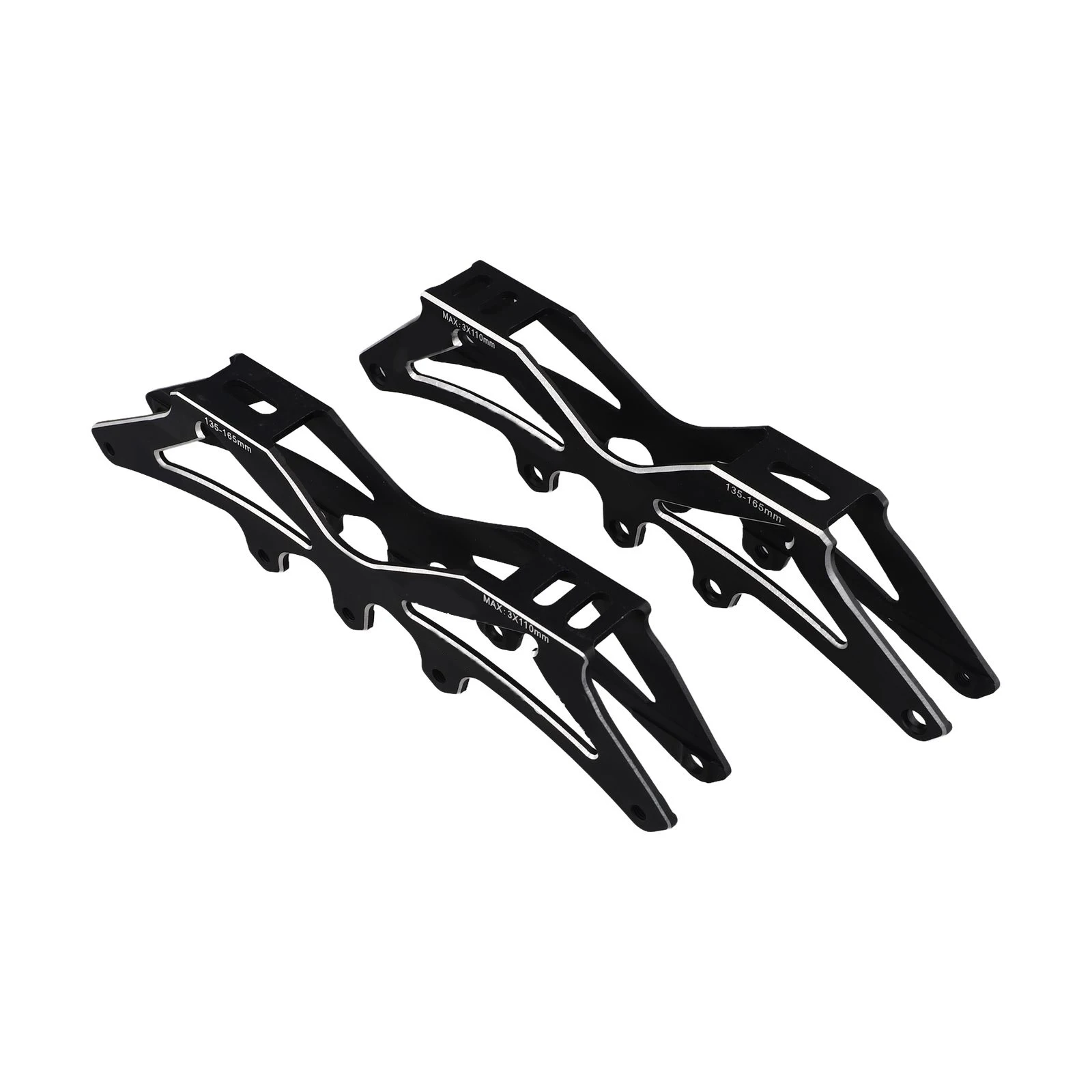 Ambil Pengalaman Skating Anda ke Ketinggian Baru dengan Basis Rangka Inline Skate Anodized ini Mudah Dikonversi antara Roda 3 dan 4