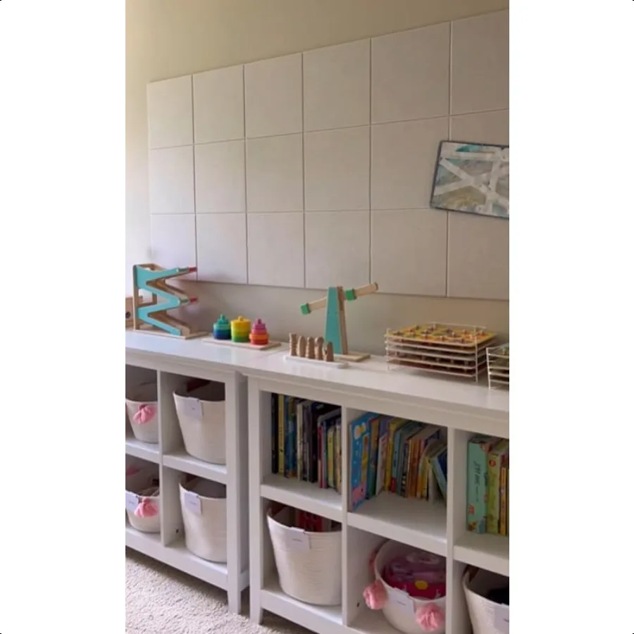 ورأى بلاط الحائط لوحة الفلين الكبيرة لوحة الإعلانات الجمالية البديلة لمكتب المنزل والفصول الدراسية لوحات الفلين الكبيرة ل #2