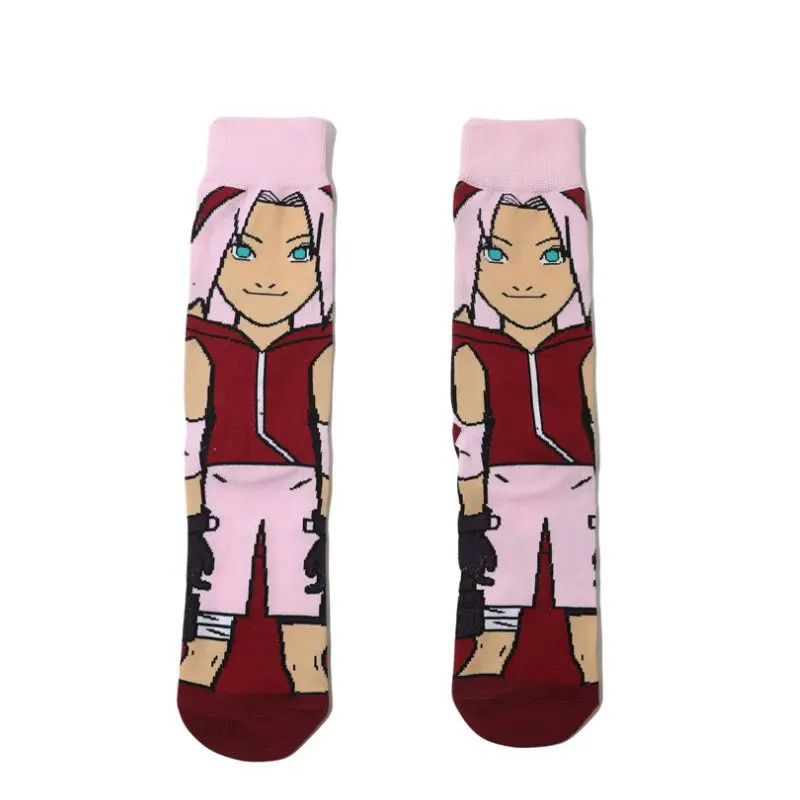 반다이 힙합 스트리트 스타일 애니메이션 양말 남성 여성 참신 재미 있은 캐주얼 승무원 양말 CuteYoga 양말 사이클링 양말