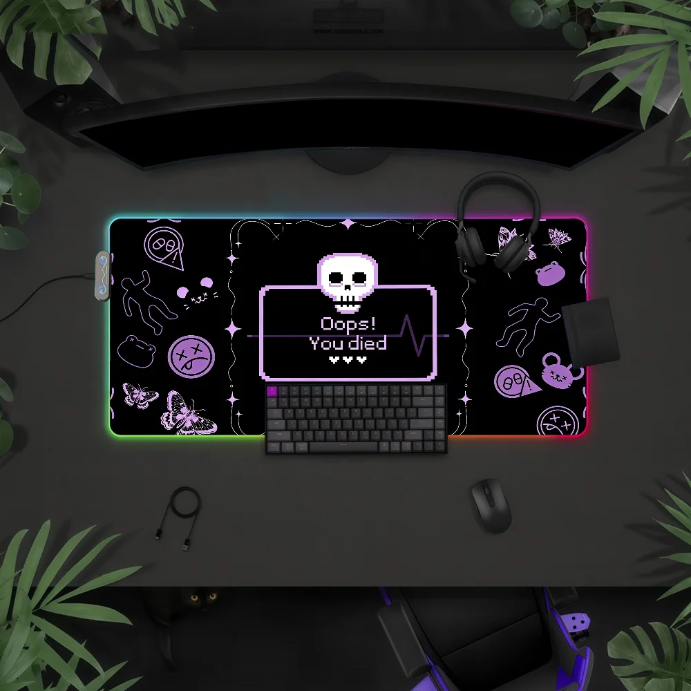 Mouse Pad Gamer RGB, Tapete de - Mouse Pad Extended Rgb avaliação e preço