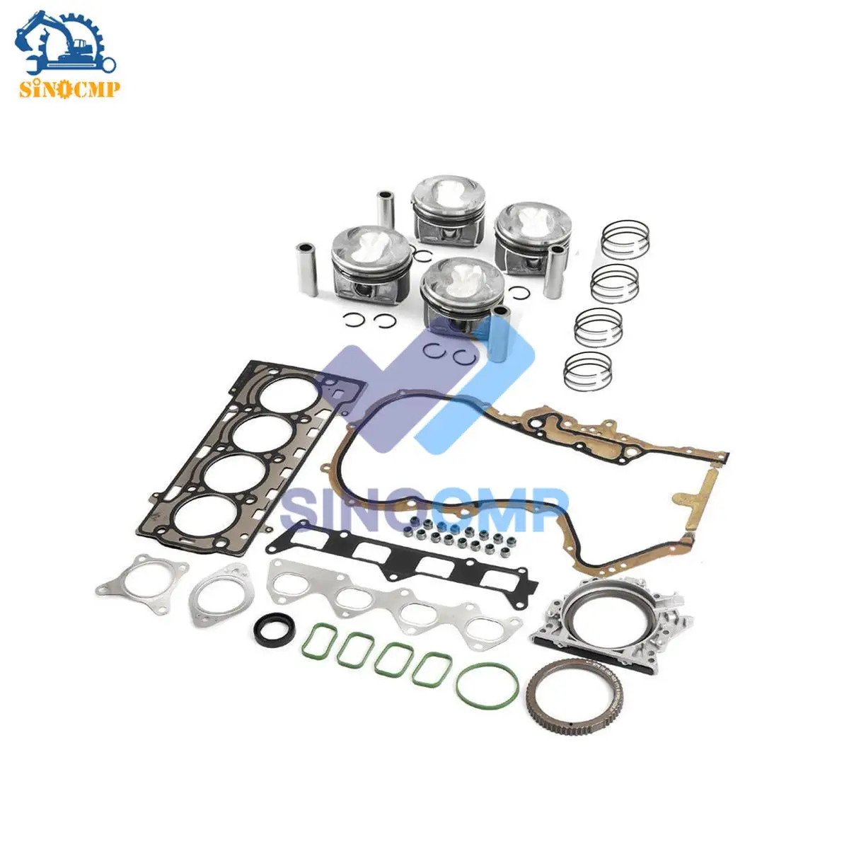 

Engine Overhaul Rebuild Kit pistons ring For VW AUDI 1.4 TSI EA111 CAV CTH BLG BMY Ø19mm