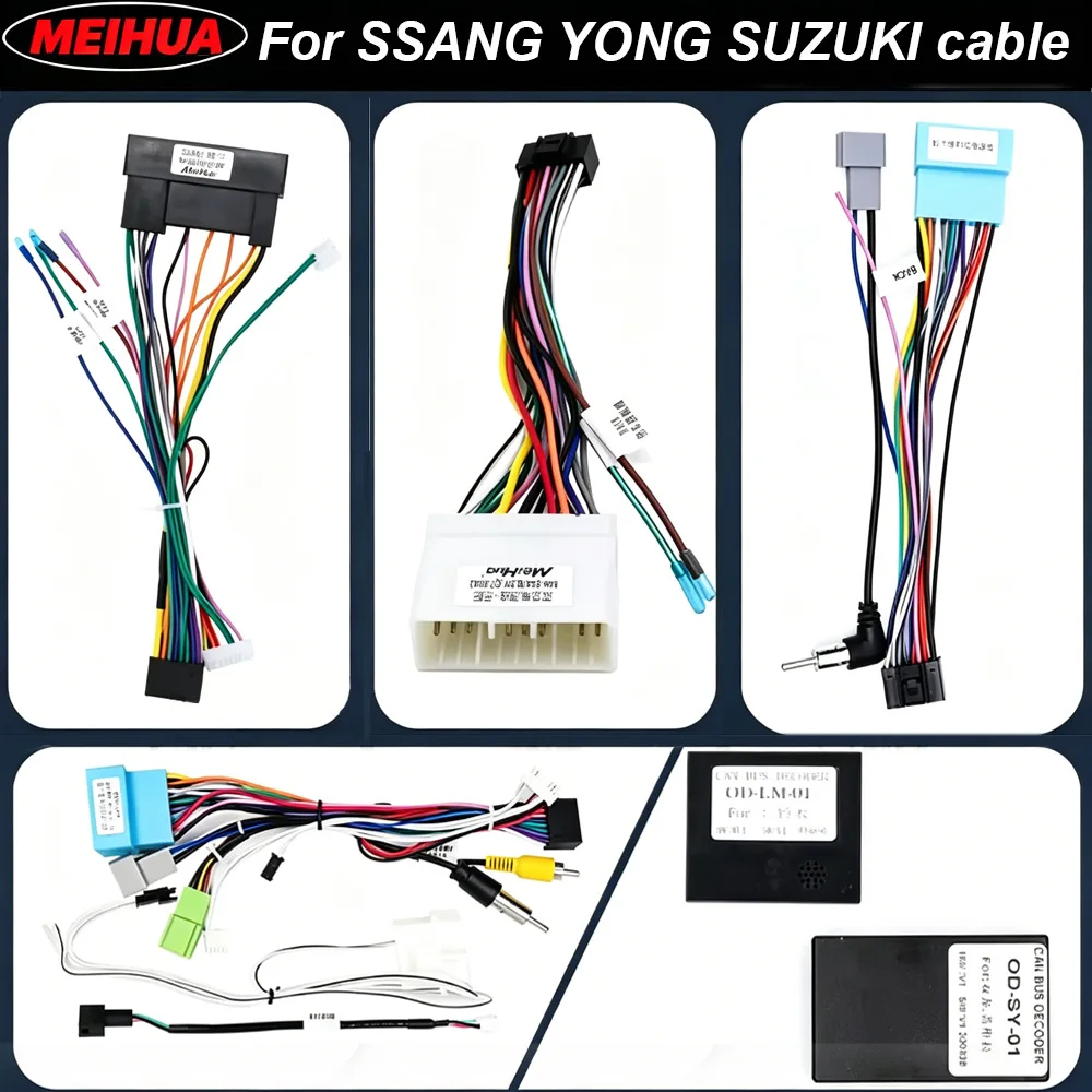 For Suzuki vitara swift sx4 ignis jimny alivio cultus liana wagonr ertiga spresso alto Ssang yong Korando rexton cables harness