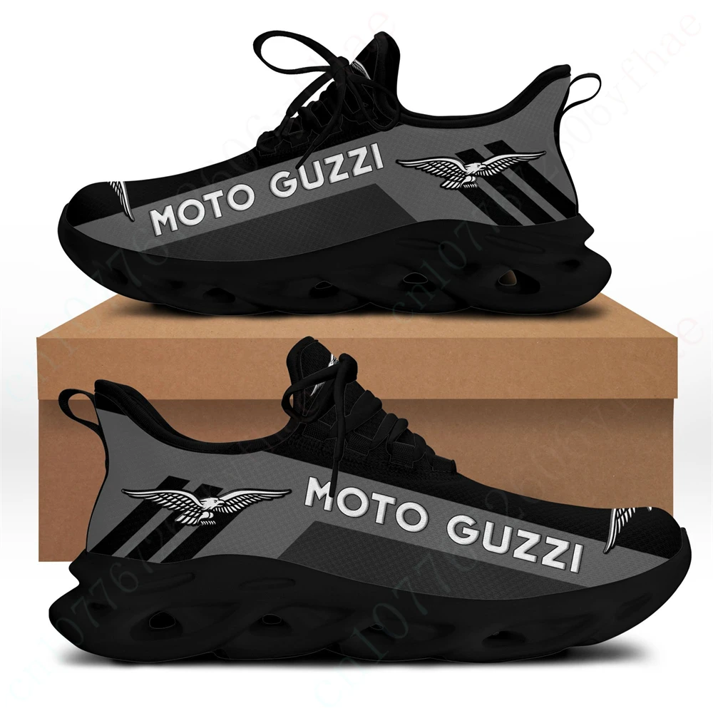 Moto Guzzi-zapatillas de deporte ligeras para hombre, zapatos deportivos informales para caminar, Tenis Unisex, zapatillas cómodas de talla grande