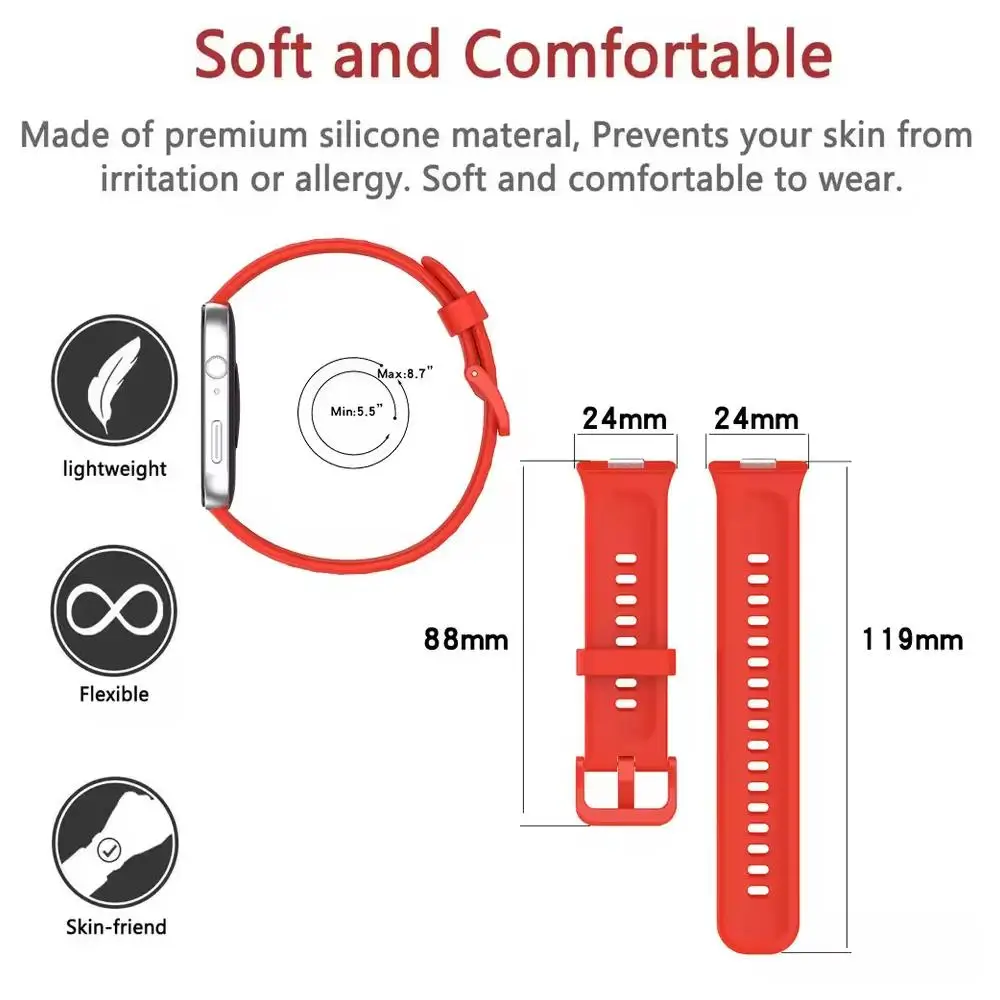 Спортивный силиконовый ремешок для Huawei Watch Fit 3 4 pro, ремешок для умных часов, аксессуары, браслет Correa для Huawei Watch fit 4 pro 3, ремешок