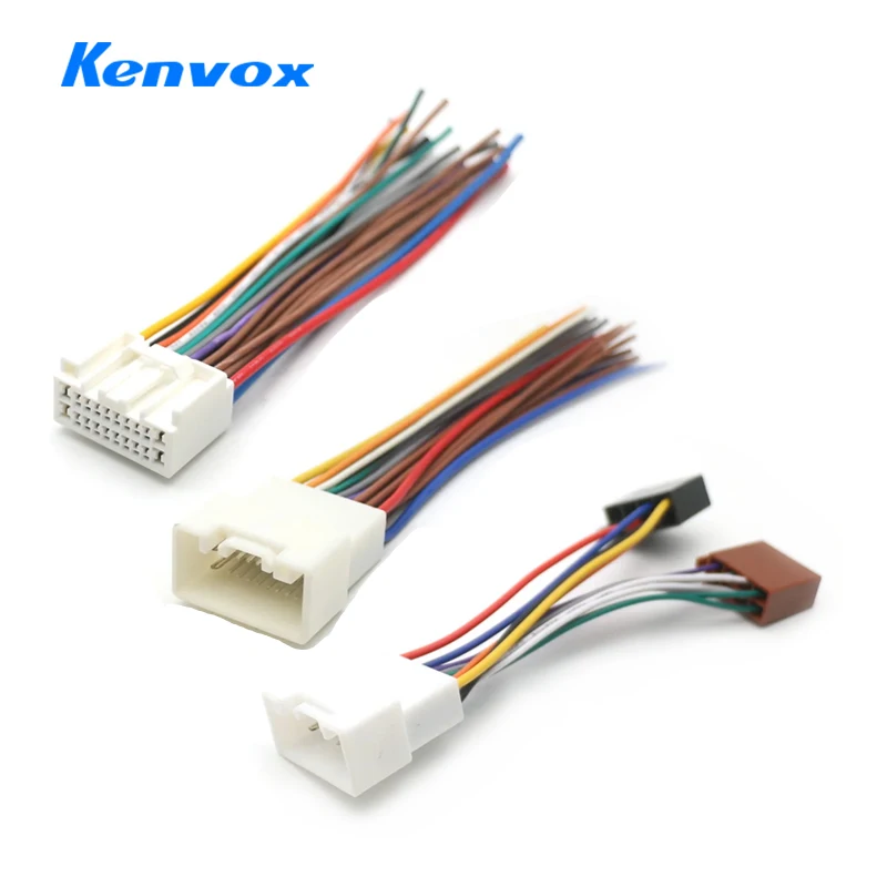 Car Audio Stereo CD Power Wiring Harness male Adapter For Wire Harness Cable Adapter Plug Connector for Mitsubishi Outlander