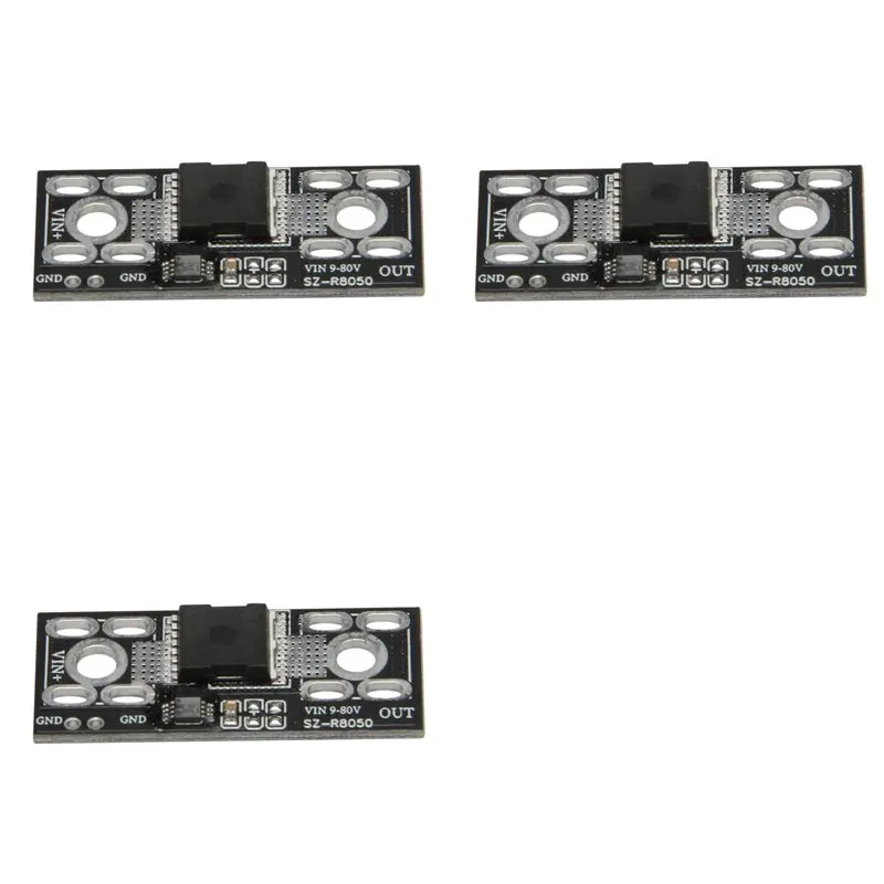3X 9V-80V 50A High Current Perfect Diode Module Solar Anti-Reverse Charging Anti-Reverse Current Protection B