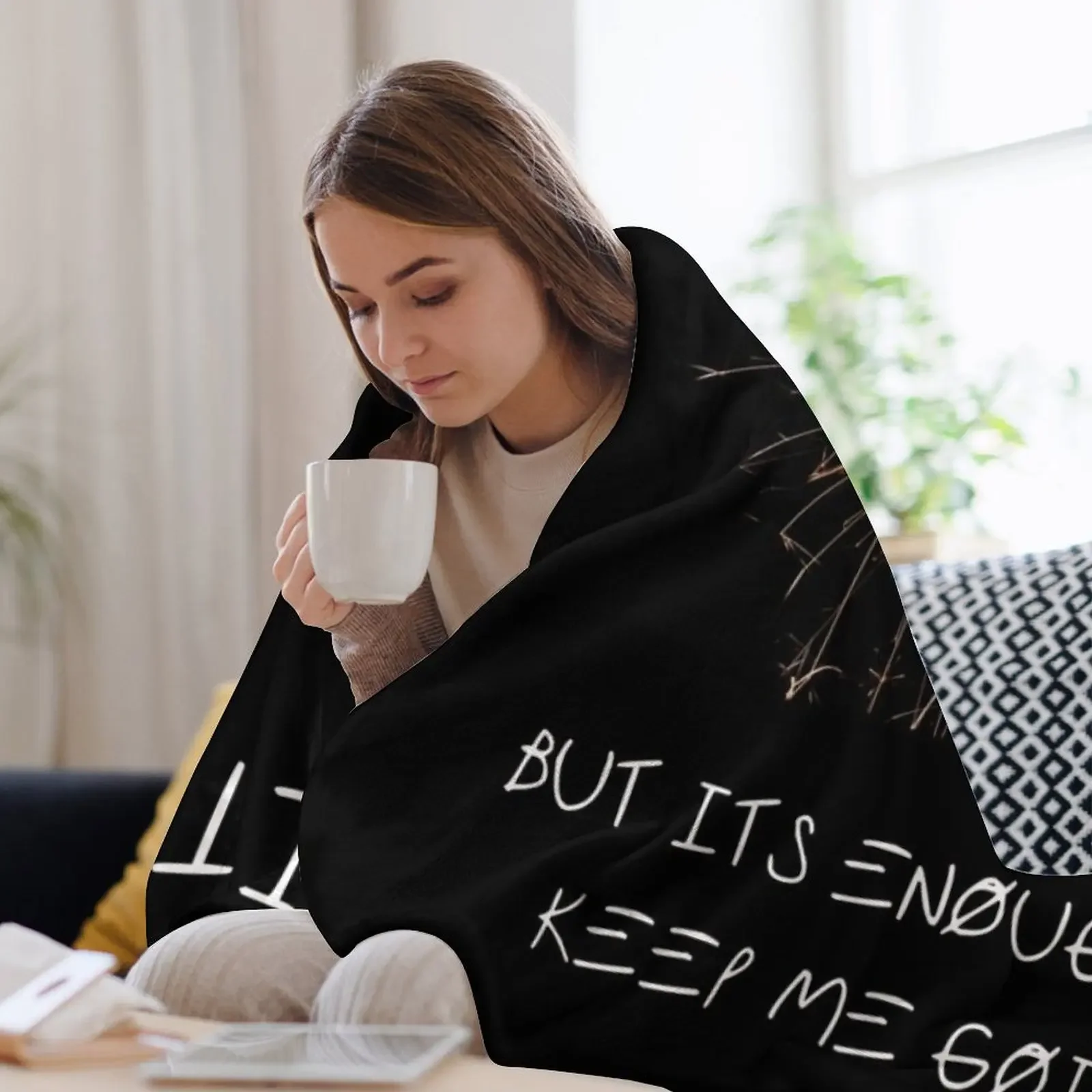 إنها مجرد بطانية رمي شرارة للطفل هدية شخصية مخصصة للبطانيات St الفاخرة