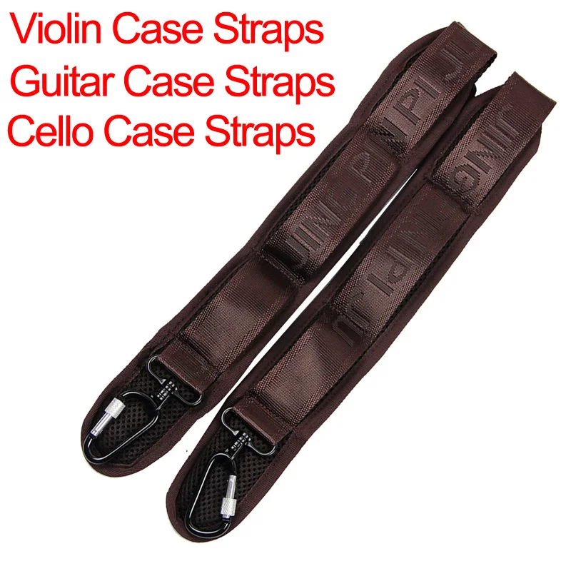 

Violin Straps Viola Cello Case Straps 2 Pcs 1 Pair Handmade Soft Guitar Case Straps Full Size Violin Case Straps Parts