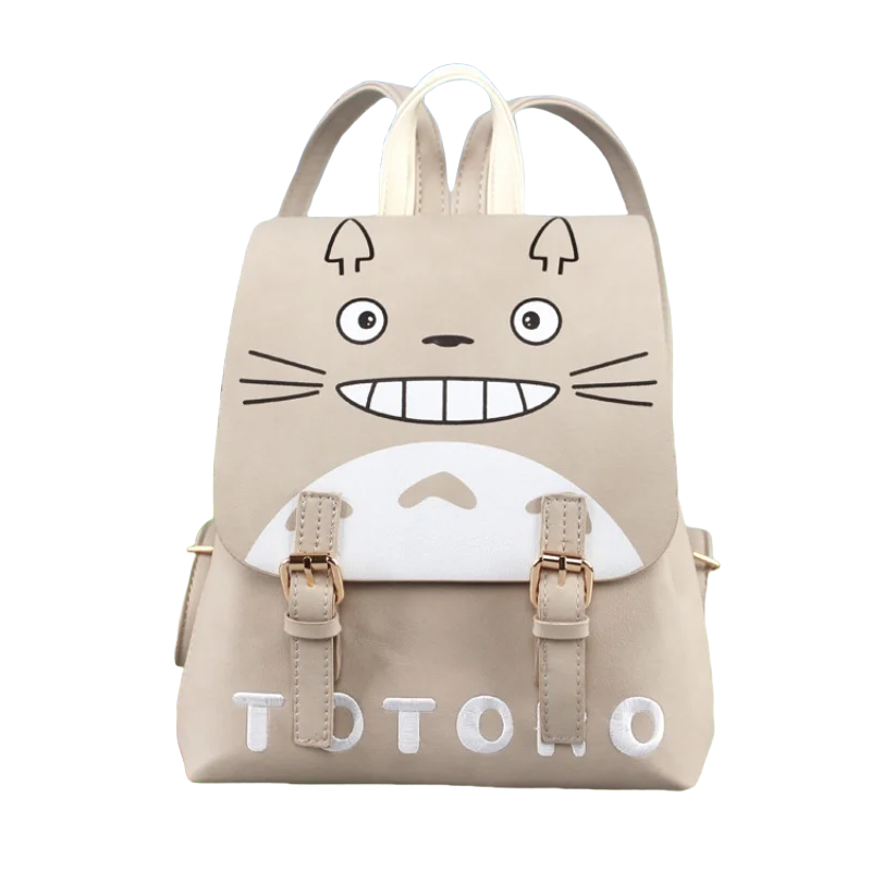 Hayao Miyazaki Totoro Women Backpack Cartoon Printing Large Capacity Backpacks Fashion Girls Shoulder Schoolbag GHIBLI New