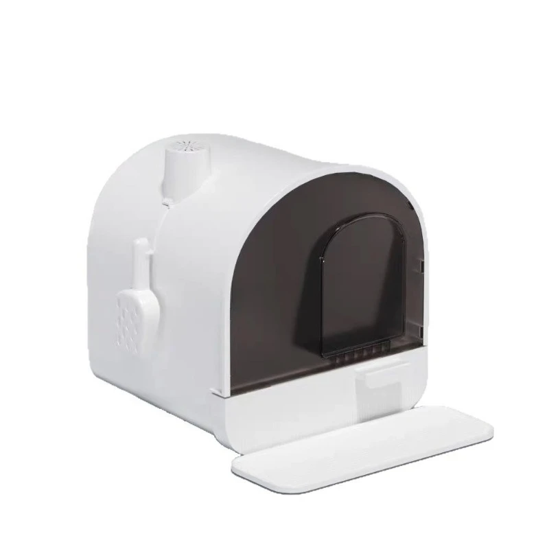 

Oversized drawer cat litter box fully enclosed
