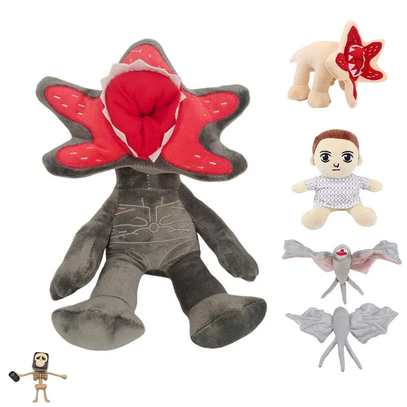 Pluszowe zabawki z postaciami z kreskówek, urocze pluszaki Demogorgon, prezenty dla dzieci, dla chłopców i dziewczynek na Halloween, pluszaki.