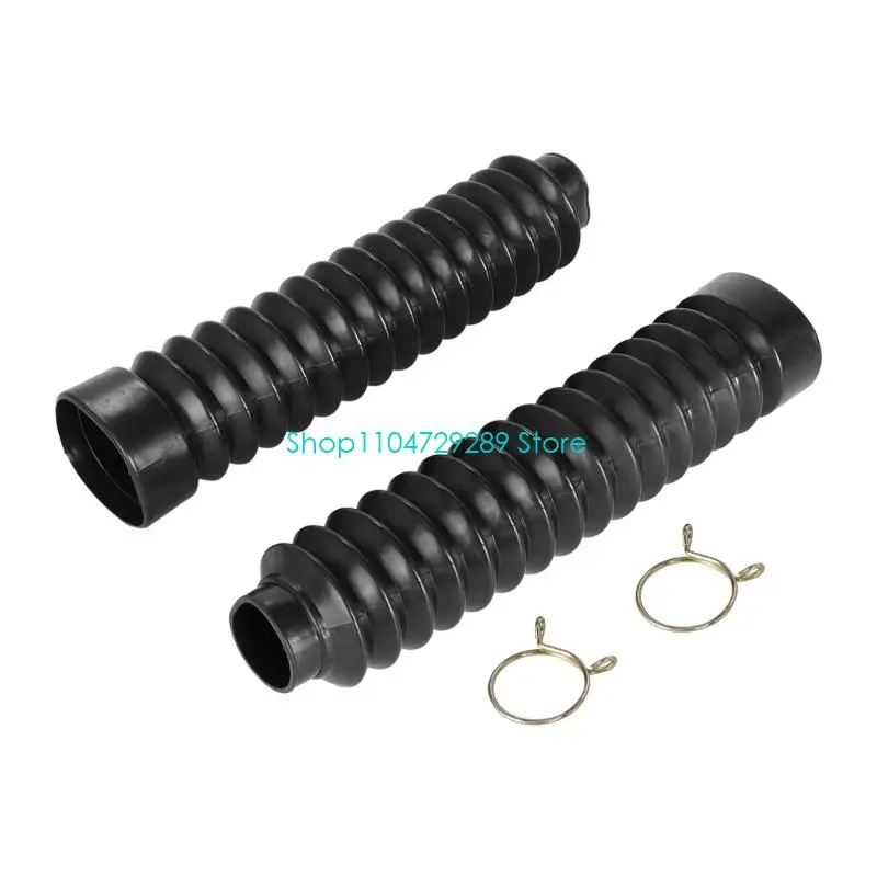 D8KE Rubber Dust Covers For Motorcycle Front Fork Shock Damper Universal