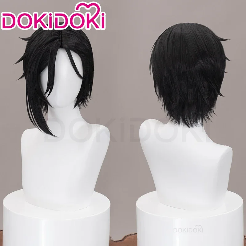 In stock Sebastian Michaelis wig anime Black Butler DOKIDOKI cosplay Kuroshitsuji Sebastian wig black short hair cosplay