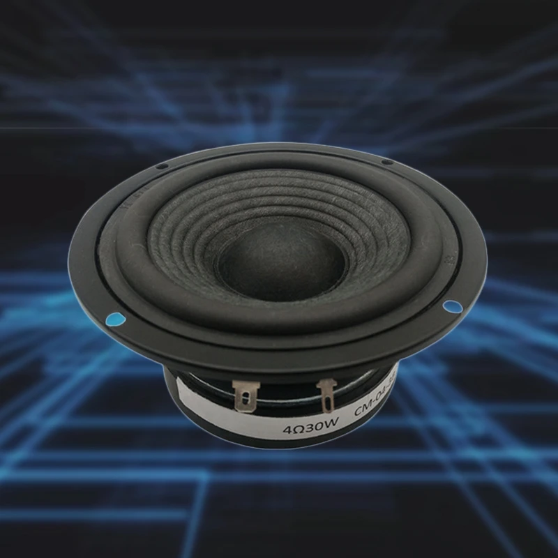 Altavoz de Audio de 4 pulgadas, altavoz de rango completo, altavoz de alta fidelidad de 4Ω 30W para altavoz amplificador de hogar inteligente