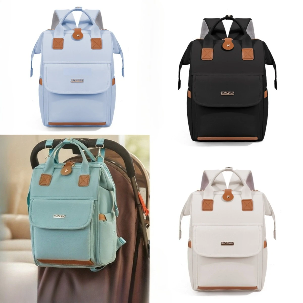 New Mommy Activity Diaper Bags Mother Large Capacity Travel Nappy Backpacks Multifunctional Outdoor Convenient Baby Nursing Bags