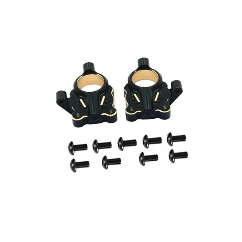 Geeignet für MJX 1/18 H18P RC Car, Upgrade-Frontschale mit elektrophoretisch behandeltem Messingkanten
