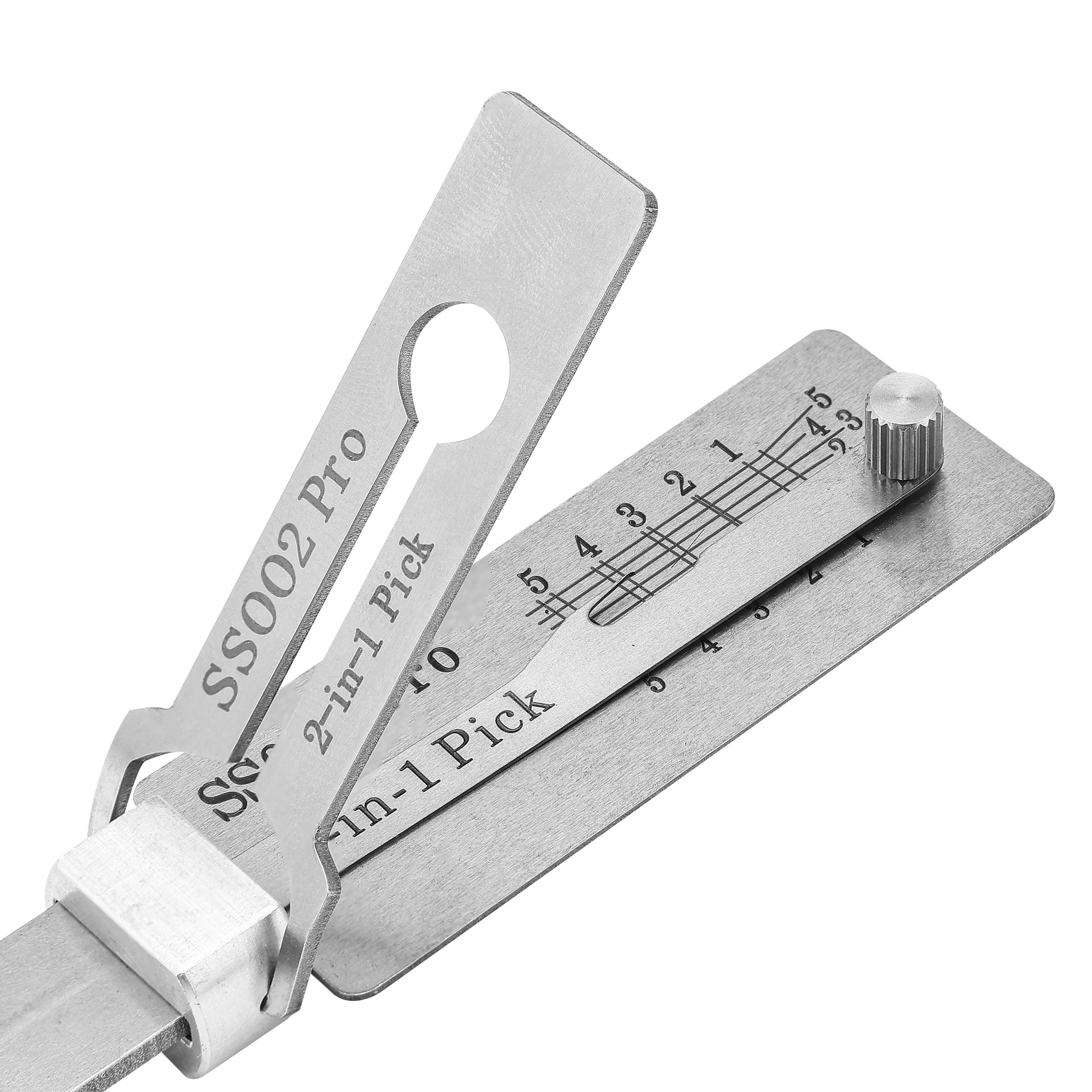 Lishi escolhe colheita ss001 ss002 2 em 1 ferramentas de serralheiro decodificador de chave mestre ganchos decodificador micha para abrir fechaduras