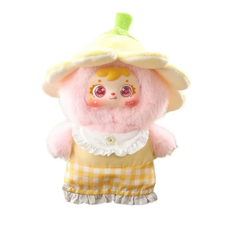 

New Trendy Play Three Little Hair Flower Shadow Flowing Light Blind Box Cute Plush Pendant Creative Gift Cute Decorations