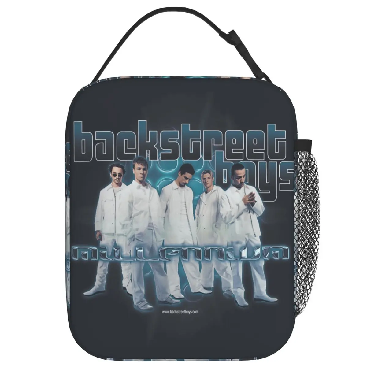 

Millenium Glow Backstreet Boys Lunch Bag Outdoor Picnic Lunch Box For Child Leisure Thermal Tote Handbags Oxford Cooler Bag
