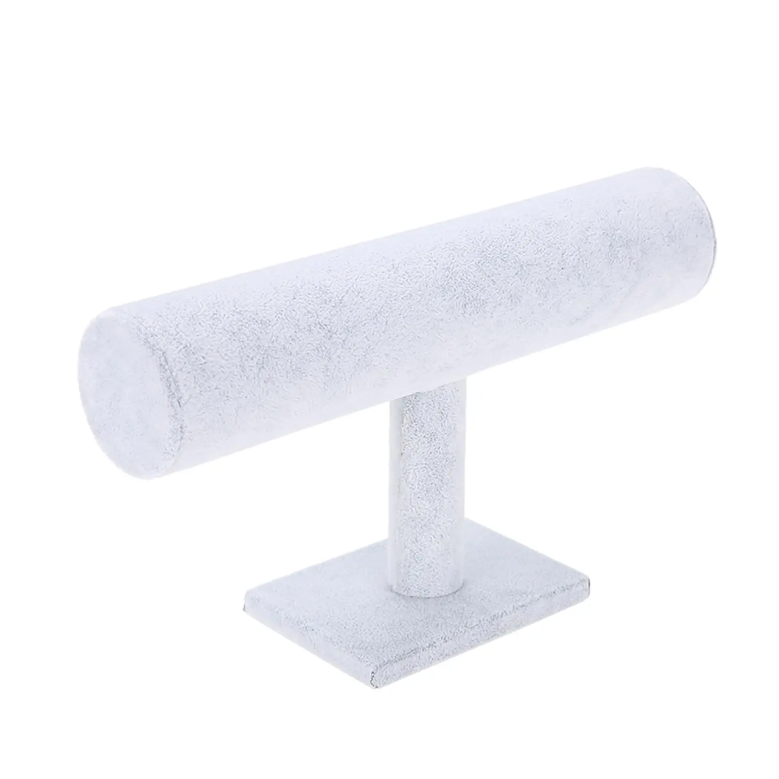 T-Bar Velvet Bracelet Display Stand Jewelry Holder Organizer for Bangle Watch Hairband Retail Counter Display