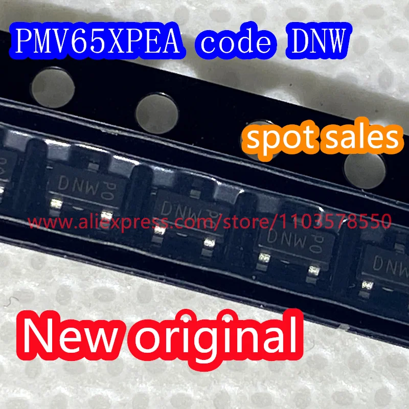 

(50PCS) 100% New original PMV65XPEA package SOT-23-3 20V P-channel groove MOSFET code DNW