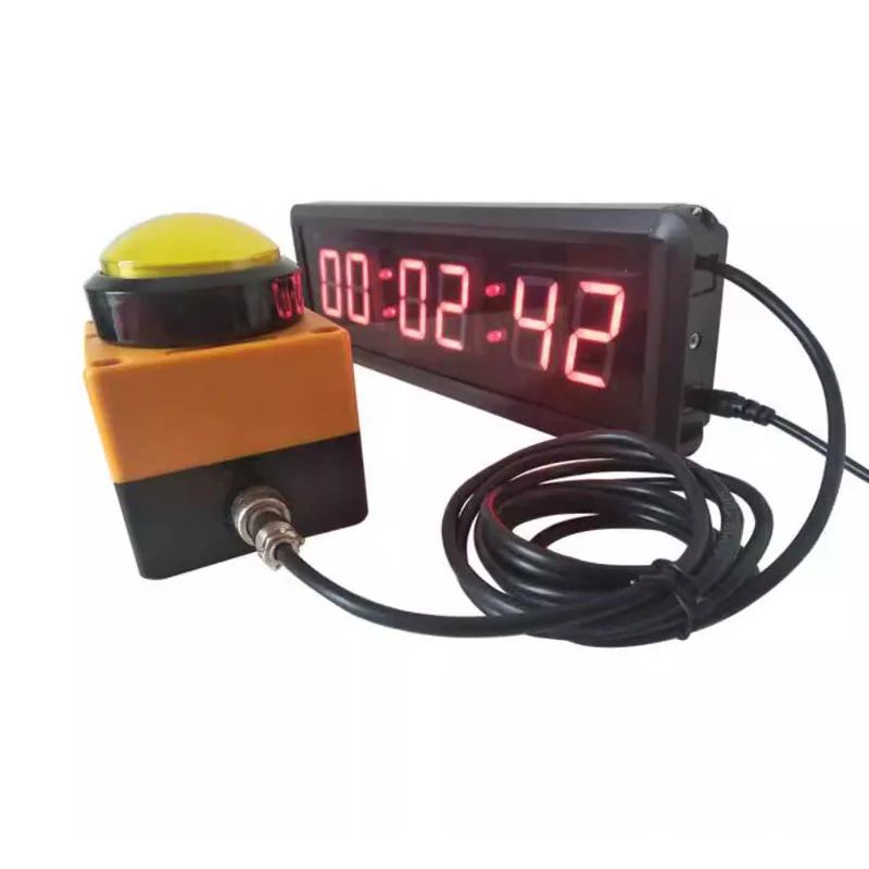 LED digital timer stopwatch countdown counter large screen multifunction LED, competition, training, voice