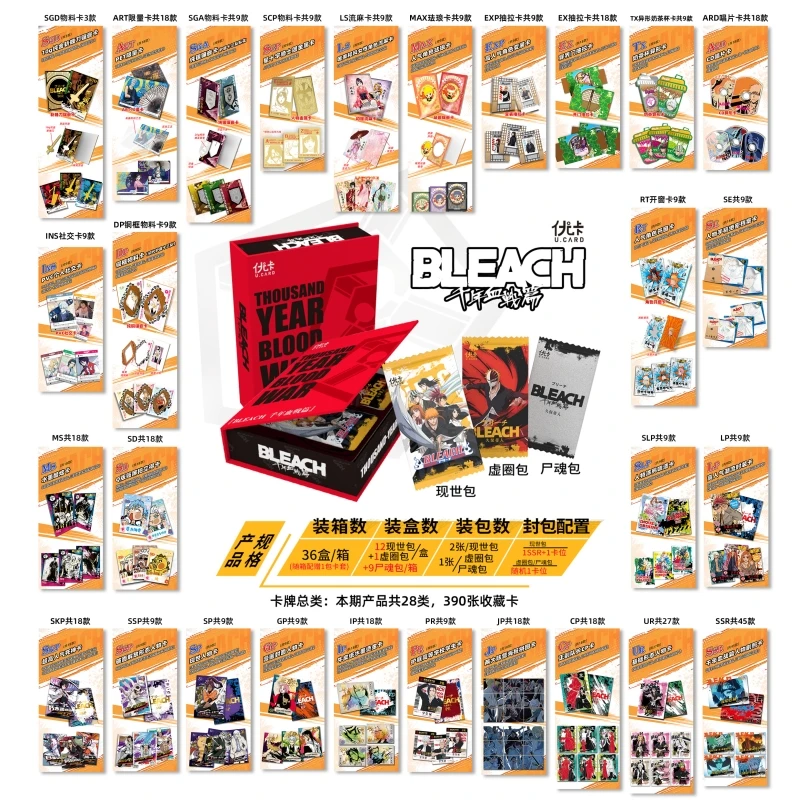 BLEACH Card Thousand Years Blood War Limited Collection Card SP Kurosaki Ichigo Animation Peripheral Board Game Toy Card Gifts