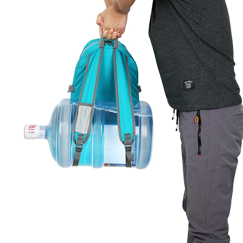 Mochila plegable 28l mochila plegable bolsa de equipaje al aire libre ultraligera bolsa plegable grande mochila plegable mochila de senderismo