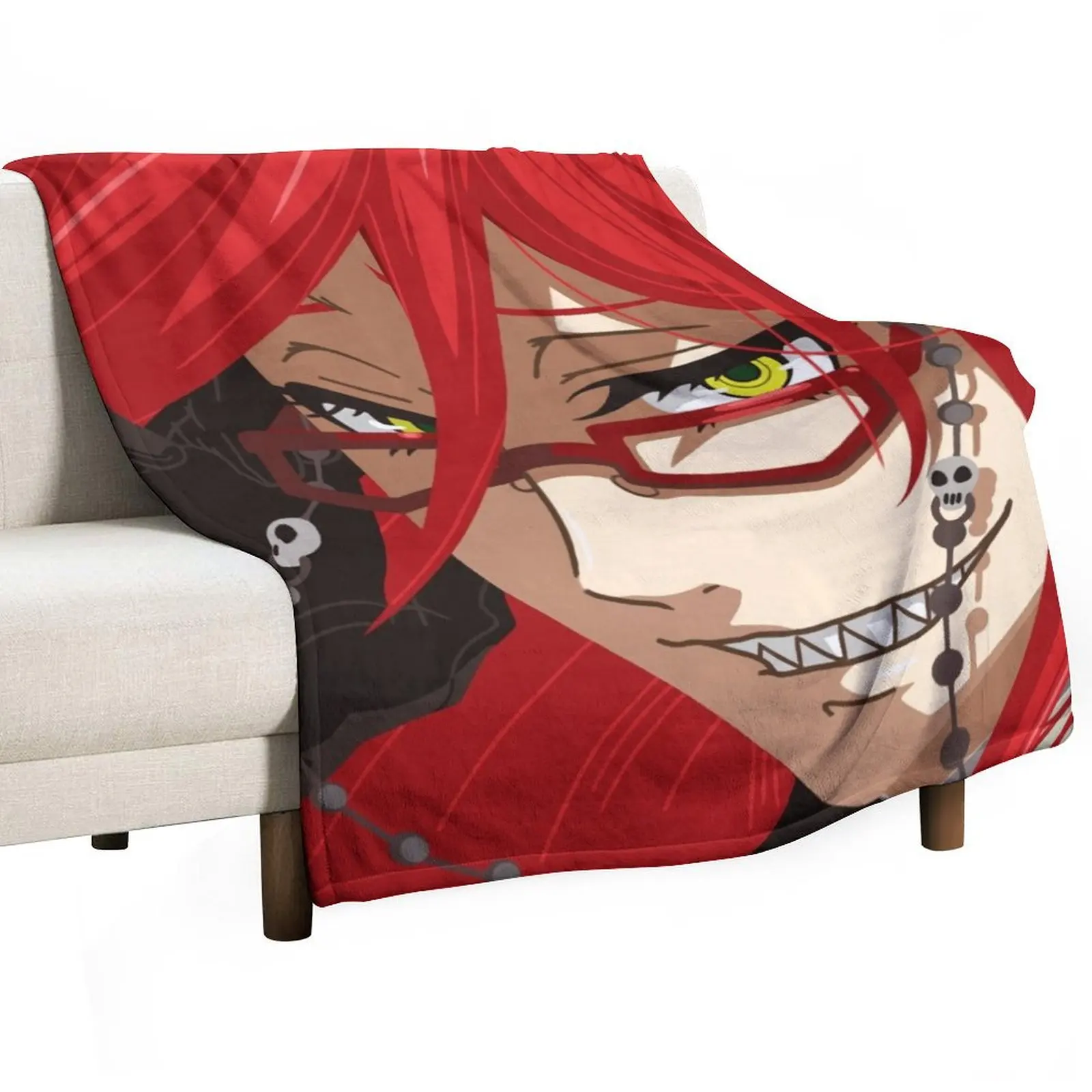 Grell Sutcliffe - Queen of the Reapers Throw Blanket Blankets For Baby Plush Softest Kid'S Blankets