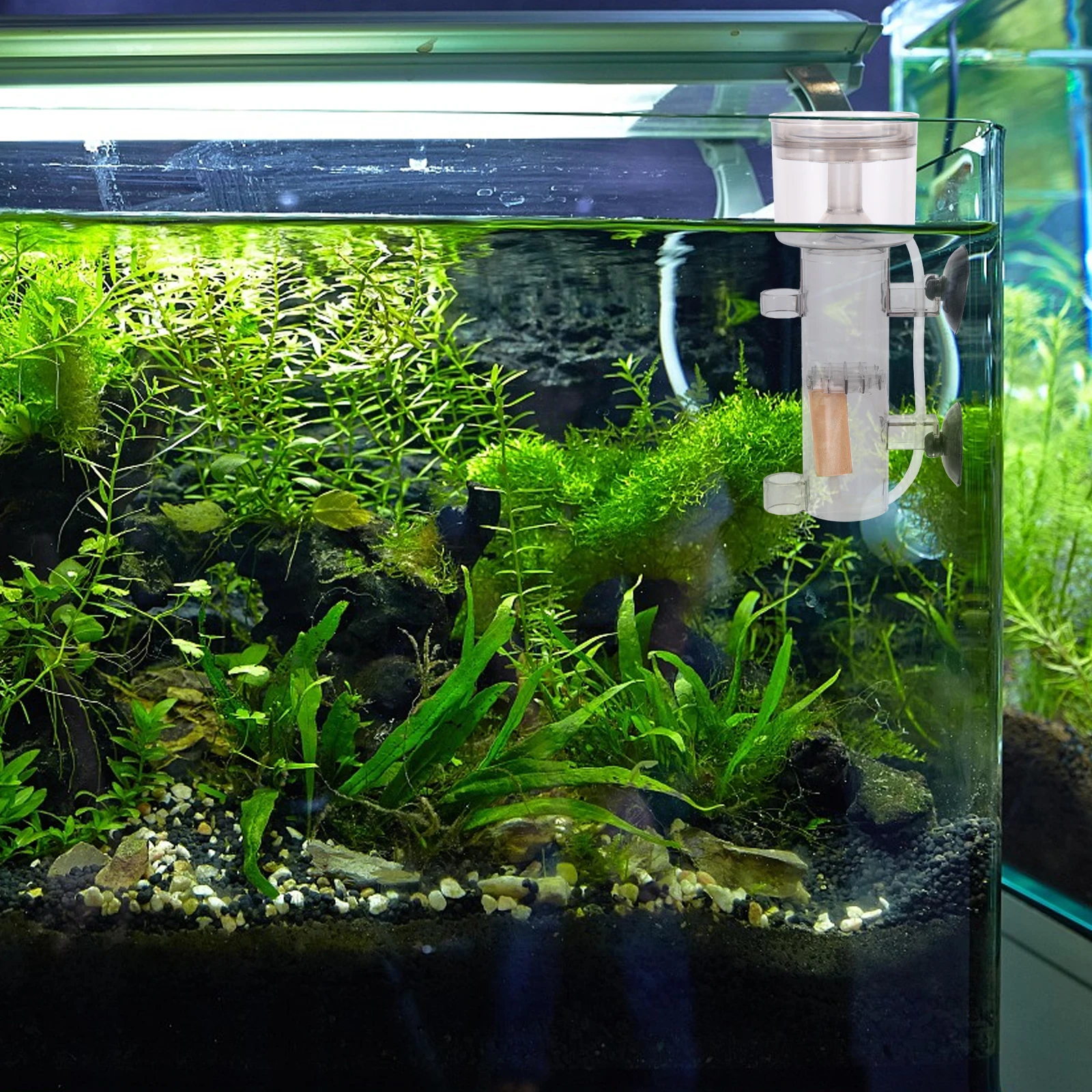 

RS 4003 Mini Protein Acrylic Foam Absorption Fish Tank Filter Separator Sturdy Cleaner for Aquarium Use Fish Tank