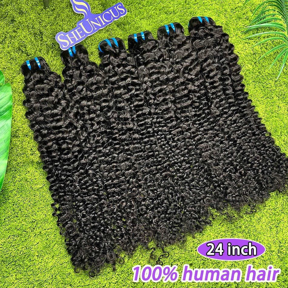 

Наборы волос 18A Deep Curly из 100% натуральных необработанных человеческих волос с двойным плетением # Натуральные черные вьетнамские кудрявые волосы для наращивания 1B