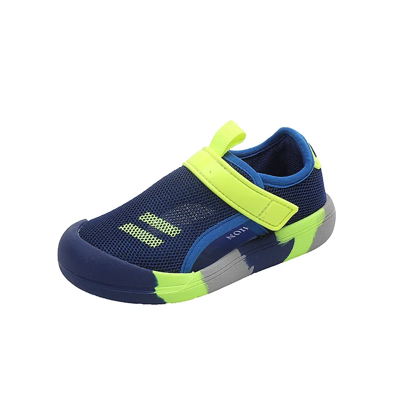 Children Sandals Boys Breathable Mesh Sport Sandals Girls Toe Protection Soft Sole Casual Shoes Size 23-36